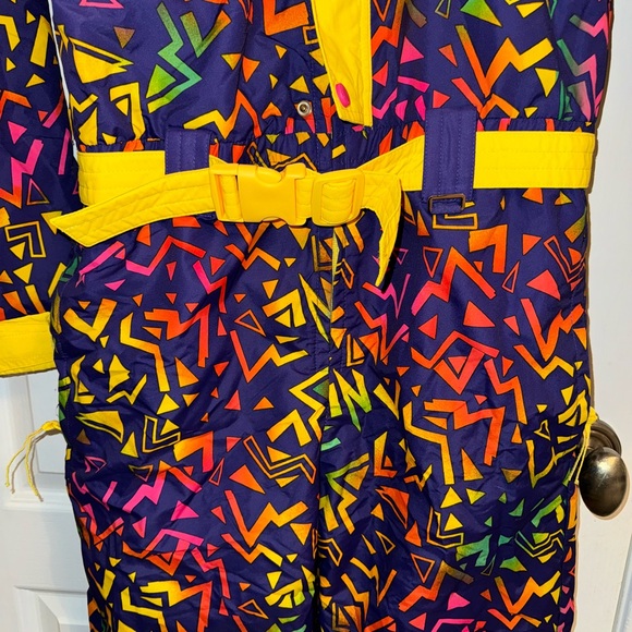 Tipsy Elves Totally 80s Design Ski Suit Adult Size Small - Picture 9 of 16
